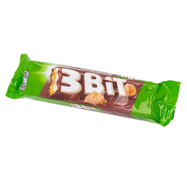 Milk chocolate with hazelnut and cookie filling 3BIT, 43 g