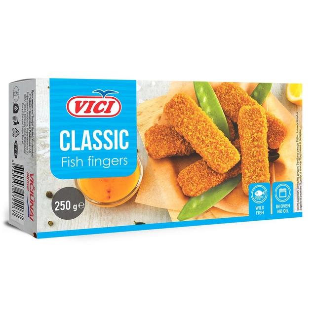 Šaldyti žuvų piršteliai VIČI, 250 g