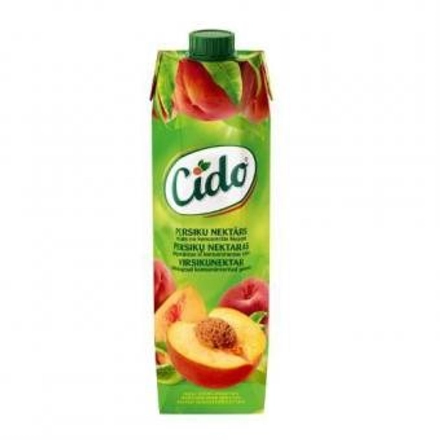 Persikų nektaras CIDO (50%), 1 l