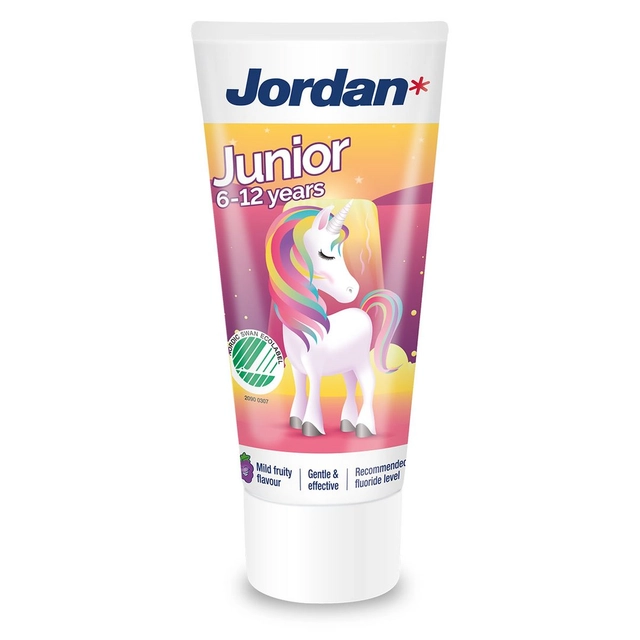 Vaikiška dantų pasta JORDAN Junior, 6-12 metų, 50 ml