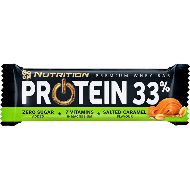 Proteino batonėlis GO ON PROTEIN 33% SALTED CARAMEL, 50 g