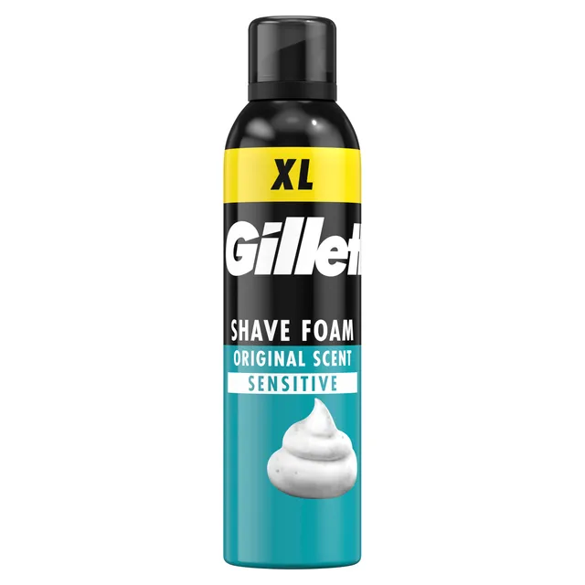 Skutimosi putos GILLETTE SENSITIVE, 200+100 ml