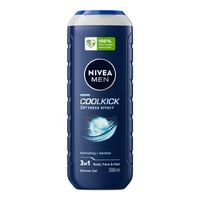 Dušo želė vyrams NIVEA MEN Fresh Kick, 500 ml
