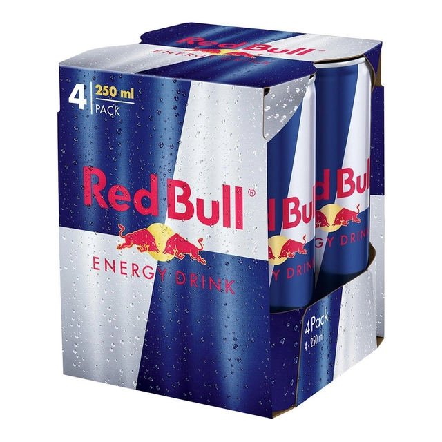Energinių gėrimų rinkinys RED BULL, 4x250 ml