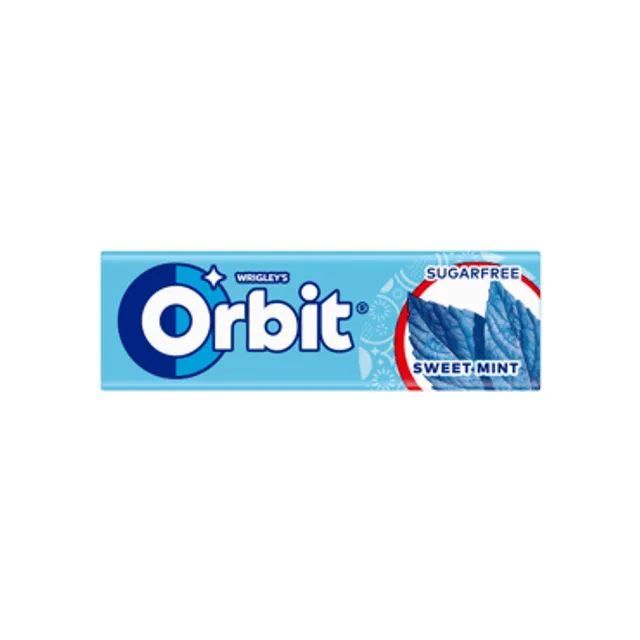 Kramtoma guma ORBIT SWEETMINT, 14 g