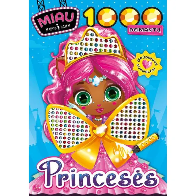 Knyga MIAU MADOS NAMAI. 1000 Deimantų