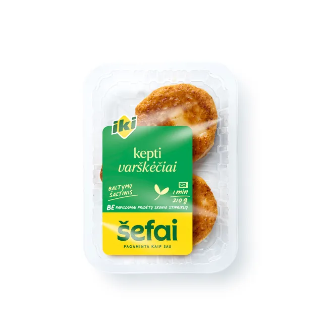 Baked curd cakes IKI ŠEFAI, 210 g