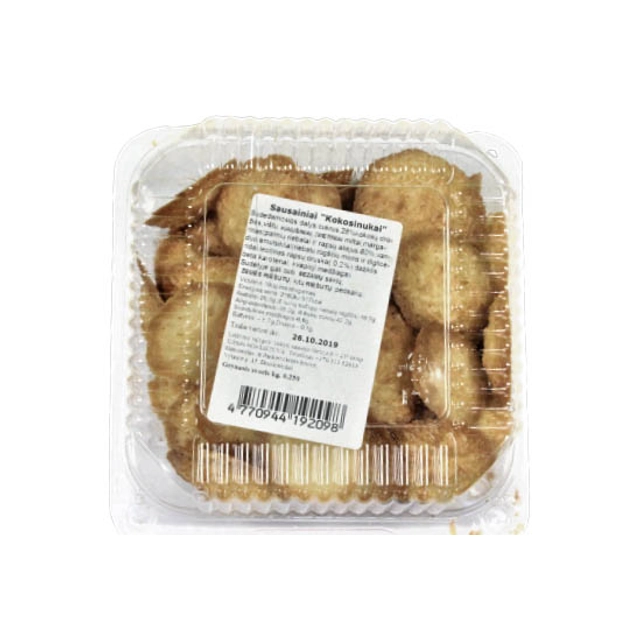 Coconut cookies, 250 g