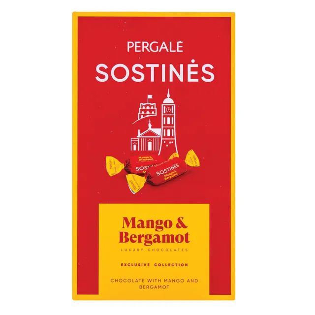 Saldainiai mangas ir bergamotė PERGALĖ SOSTINĖS, 140 g