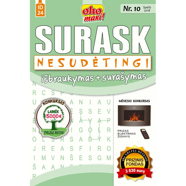Žurnalas OHO MAXI! SURASK NESUDĖTINGI!, 1 vnt.