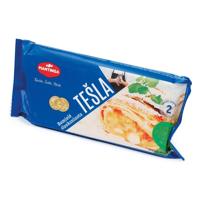 Frozen unleavened puff pastry MANTINGA, 500 g
