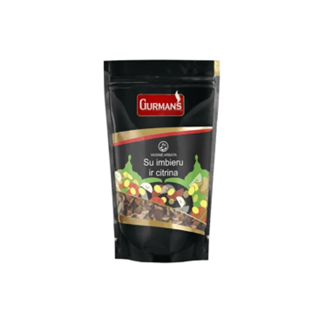 Biri vaisinė arbata su imbierais ir citrinomis GURMAN'S, 90 g