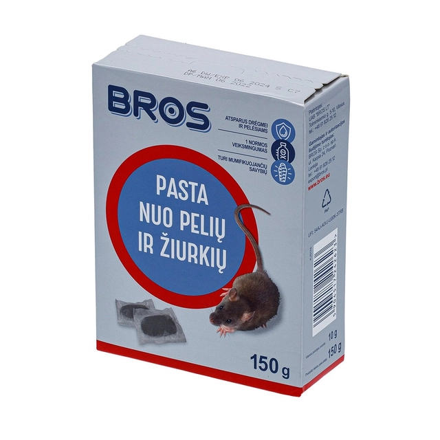 Paste for mice and rats BROS, 150 g