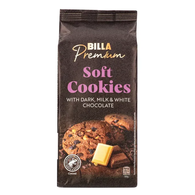 Minkšti sausainiai BILLA PREMIUM, 210 g