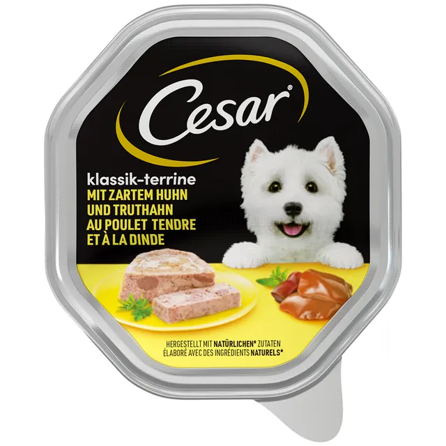 Купа с курицей и индейкой CESAR, 100 г