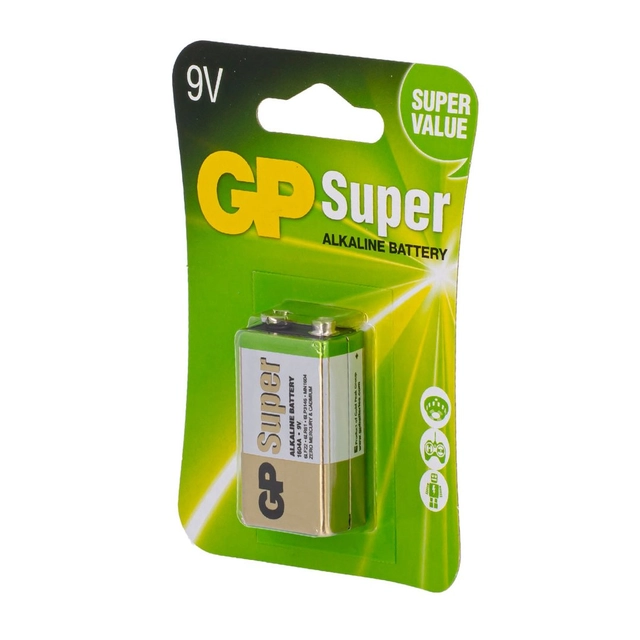 Baterija GP SUPER 6, LR61 9V, UE1