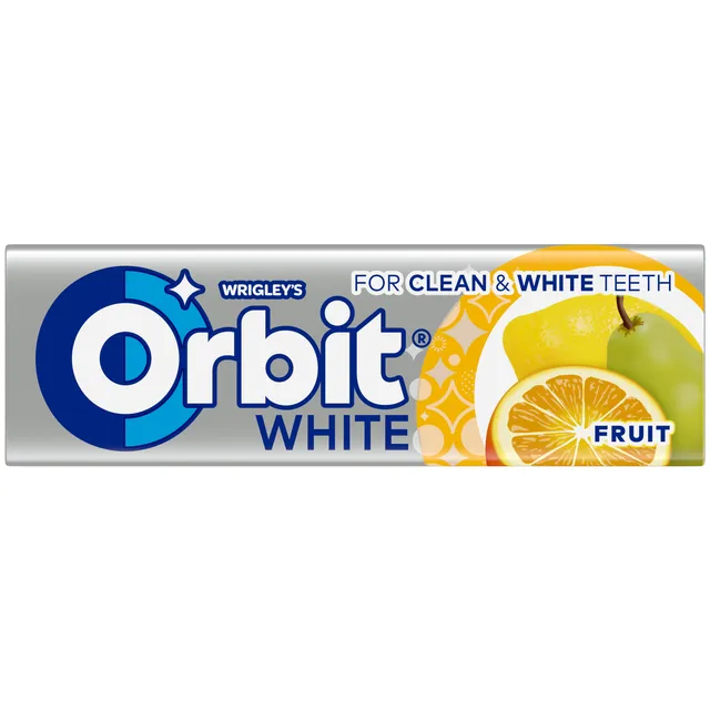 Kramtomoji guma ORBIT WHITE FRUIT, 14 g
