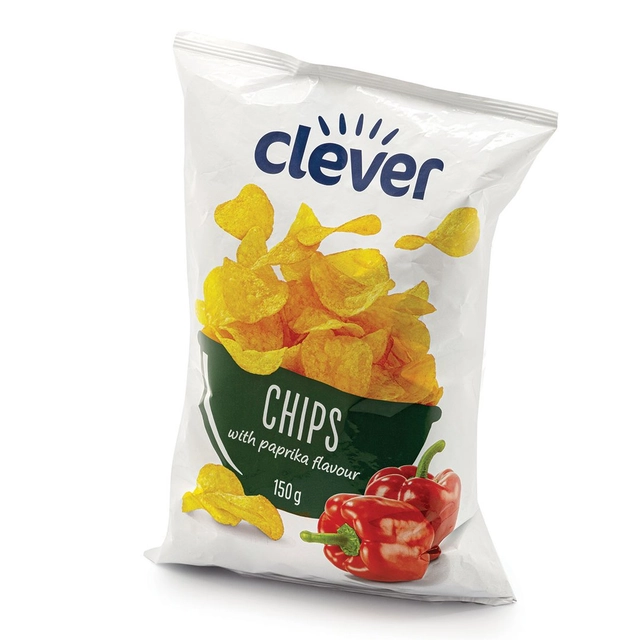 Bulvių traškučiai paprikos skonio CLEVER, 150 g