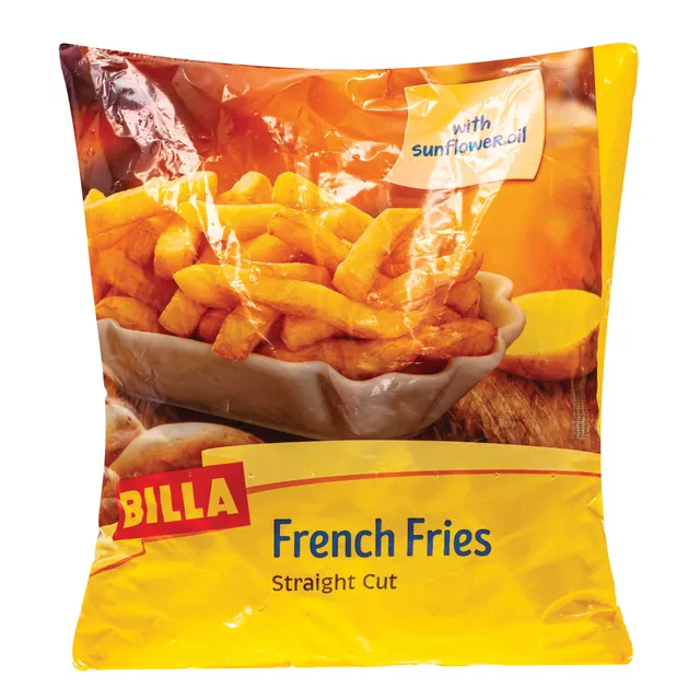 Šaldytos bulvytės BILLA FRENCH FRIES, 1 kg