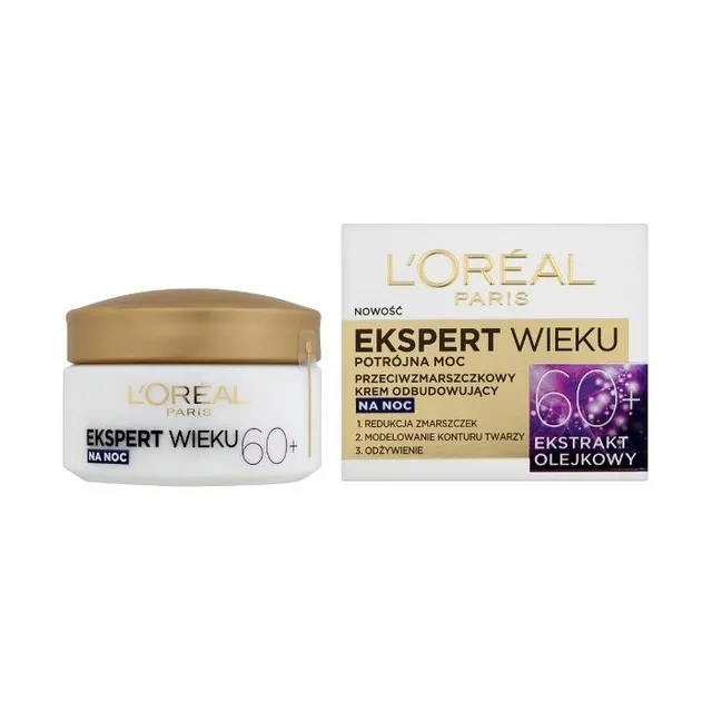Naktinis kremas L'OREAL PARIS AGE 60+, 50 ml