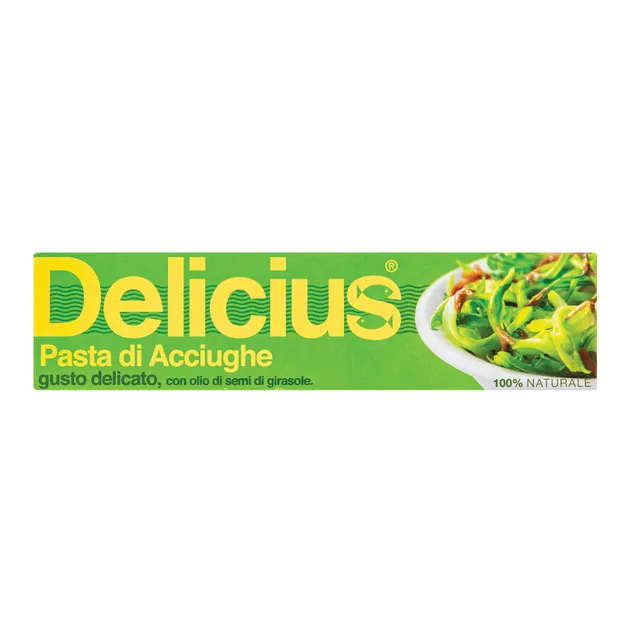Anchovy paste in sunflower oil DELICIUS, 60 g