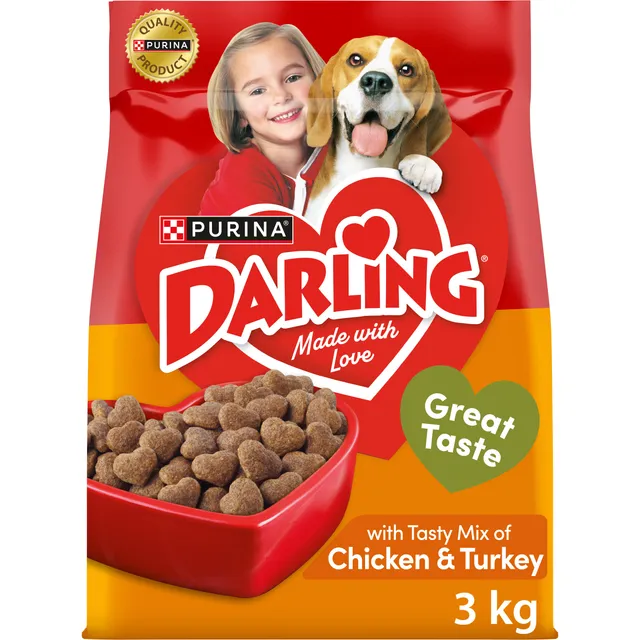 Корм для собак с птицей DARLING, 3 кг