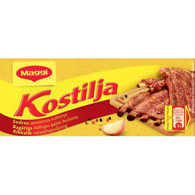 Sodrus jautienos sultinys MAGGI KOSTILIJA, 120 g
