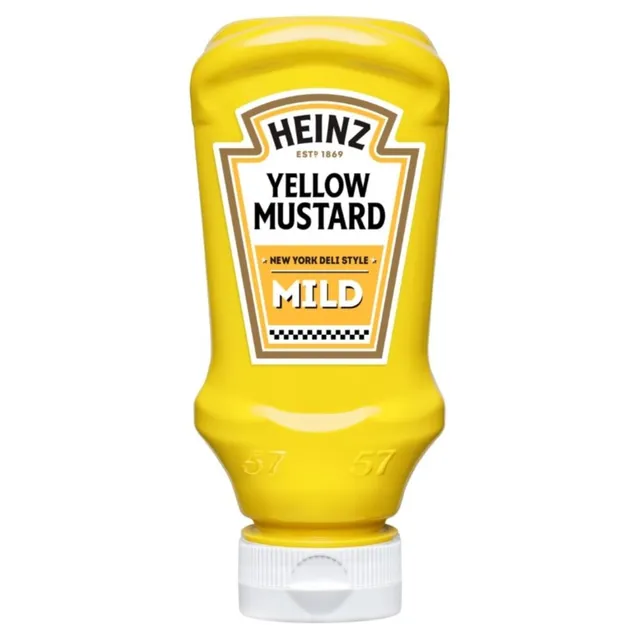 Желтая сладкая горчица HEINZ, 240 г