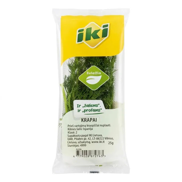 Krapai fasuoti IKI DERLIUS, 25 g
