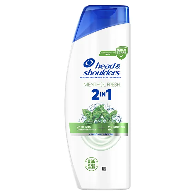 Plaukų šampūnas HEAD&SHOULDERS Menthol 2in1, 400 ml