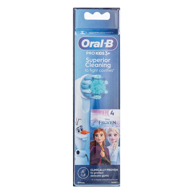 Elektrinio dantų šepetėlio galvutės ORAL-B KIDS FROZEN PRO, 4 vnt.