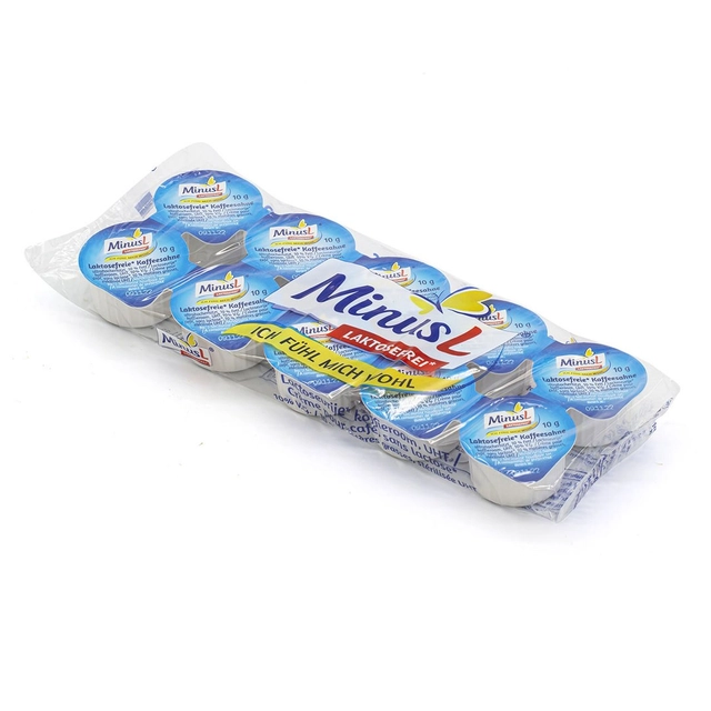 Grietinėlė kavai be laktozės MINUS, 10% rieb., 100 g