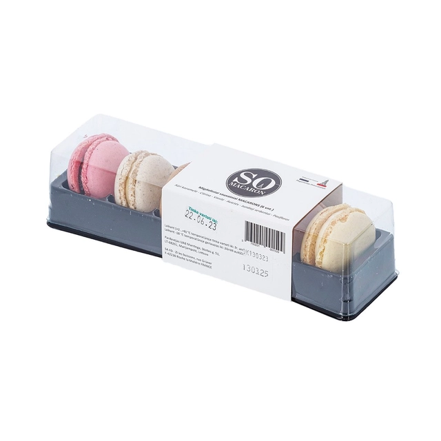 Migdoliniai sausainiai MACARONS (6 vnt.), 75 g