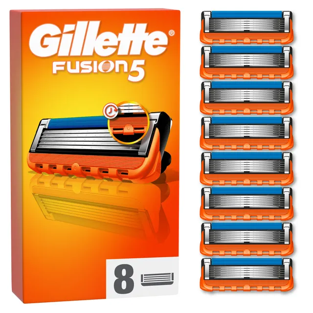 Skustuvo galvutės GILLETTE FUSION, 8 vnt.