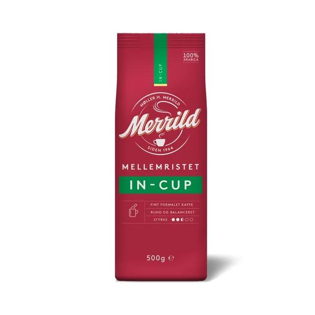 Ground coffee MERRILD IN CUP, 500 g