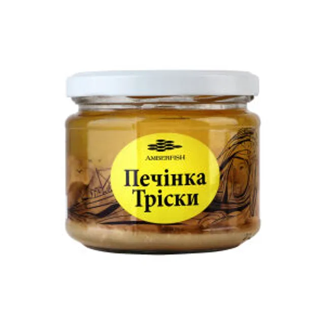 Menkių kepenėlės AMBERFISH, 250 g.