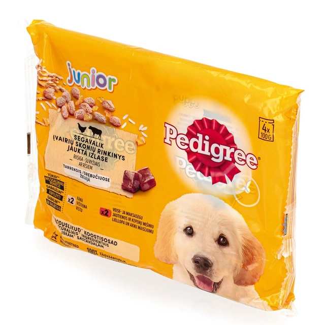 Canned food for puppies PEDIGREE, 4 x 100 g
