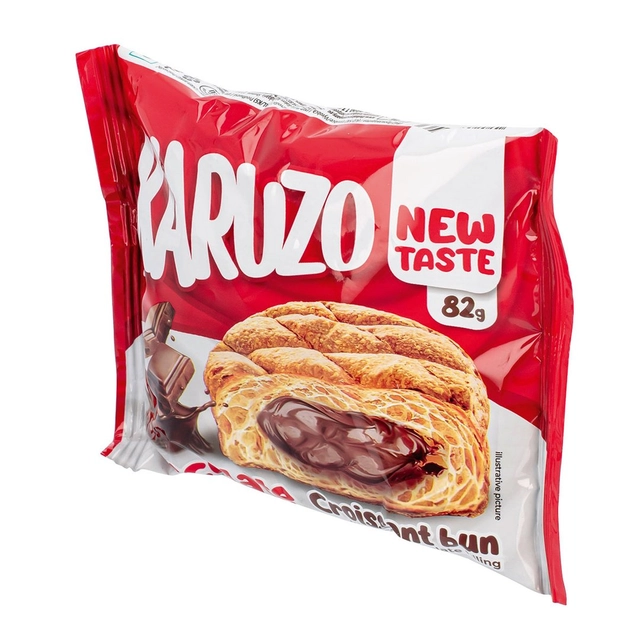 Pyragėlis su kakavos įdaru ir pieniniu šokoladu KARUZO, 82 g