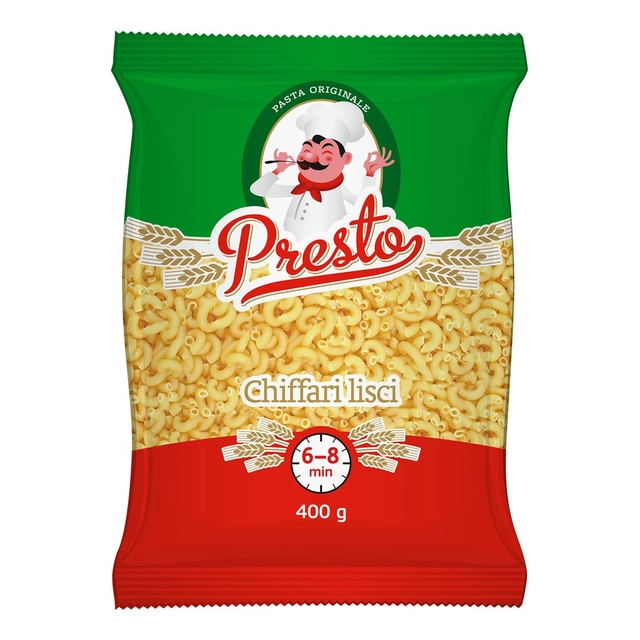 Makaronai PRESTO CHIFFARI LISCI Nr.183, 400 g