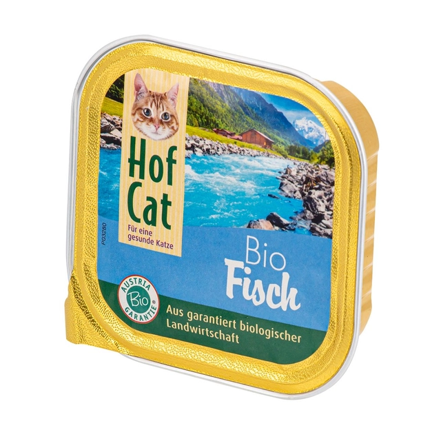 Pâté for cats with fish HOF CAT BIO, 100 g Fisch