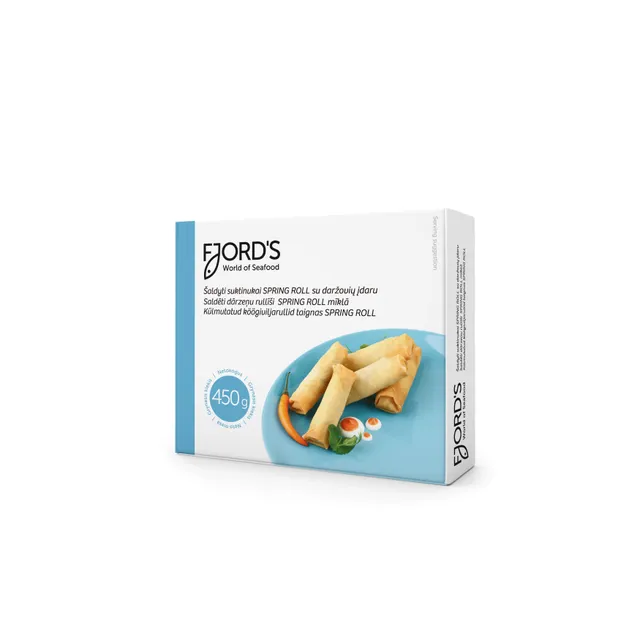Frozen mini rolls with vegetable filling FJORDS, 450 g