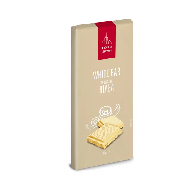 Balto šokolado plytelė, 85 g