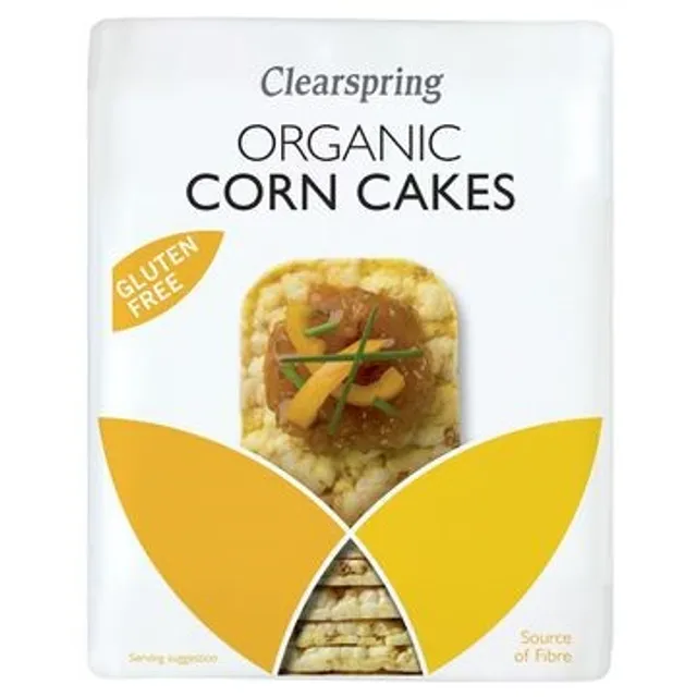 Ekologiški kukurūzų trapučiai CLEARSPRING, 130 g