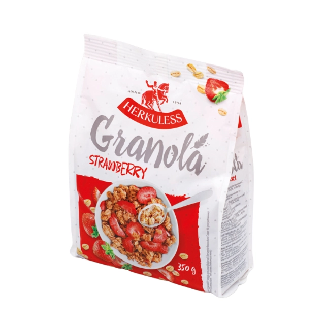 Granola su braškėmis HERKULESS, 350 g