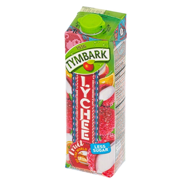 Напиток из яблочного, апельсинового, личи сока TYMBARK, 1 л