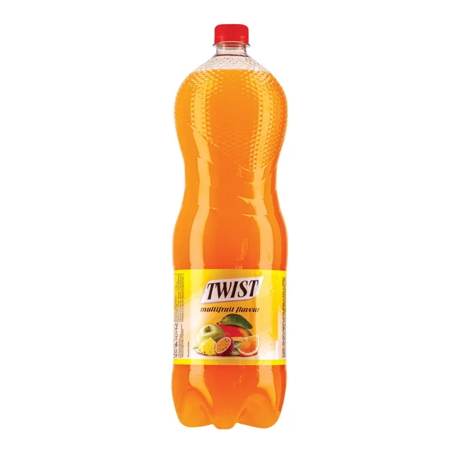 Įvairių vaisių skonio negazuotas gaivusis gėrimas TWIST, 2 l