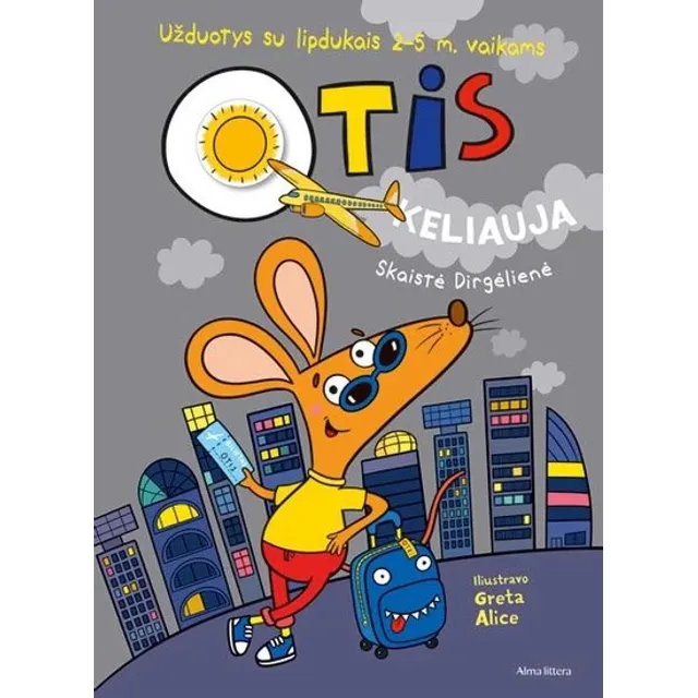 Knyga OTIS KELIAUJA. UŽDUOTYS SU LIPDUKAIS