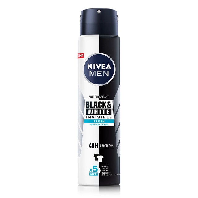 Spray Deodorant for Men NIVEA BLACK&WHITE FRESH, 150 ml