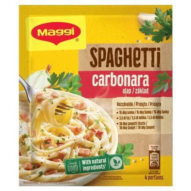 Ruošinys makaronams MAGGI IDEA CARBONARA, 30 g 