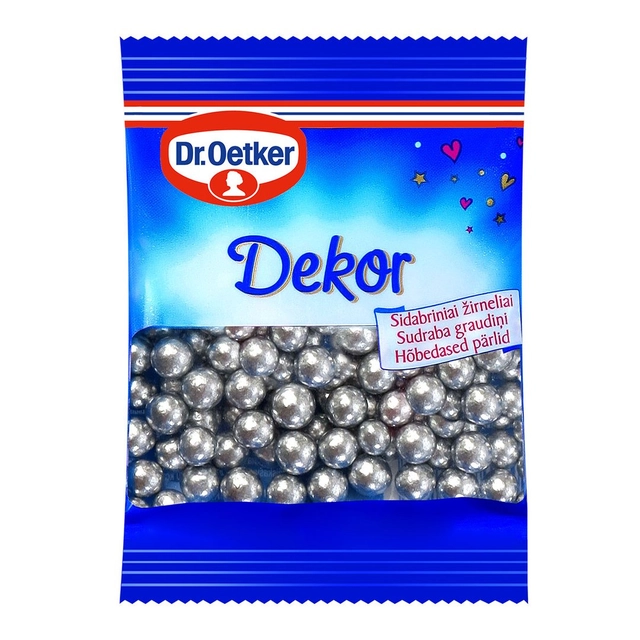 Посыпка "Серебряные горошины" DR. OETKER, 10 г